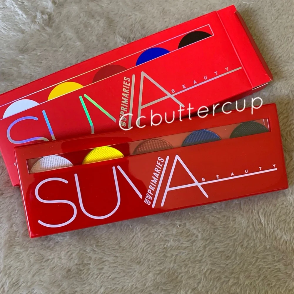 Suva Beauty UV Hydra Liner FX Cake EyeLiner Palette Primaries BNIB